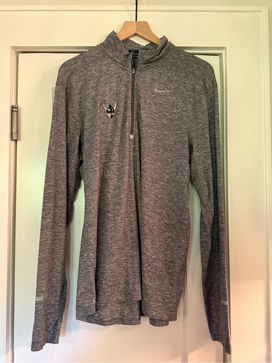 Nike Other - Nike Men’s WWU Heather Grey Quarter-Zip Performance Pullover